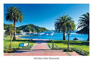 Postcard: 029 - Post Art Postcard - Picton Foreshore
