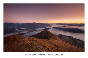 771 - Post Art Postcard - Roys Peak Wanaka