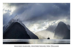 767 - Post Art Postcard - Milford Mariner - Milford Sound