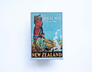 Magnet: FM0113 - Post Art Magnet - Haere Mai from NZ Vintage
