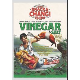 Art: Snacka Changi Chips Vinegar & Salt A1 Poster