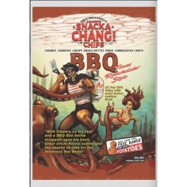 Snacka Changi Chips BBQ A1 Poster