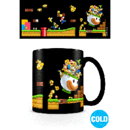 Gaming: Super Mario - Gold Coin Rush Heat Change Mug