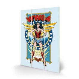 Products: Wonder Woman - 1984 Retro Comic Wooden Wall Art