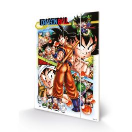 Dragon Ball Z Comic Strip Panels Wooden Wall Art