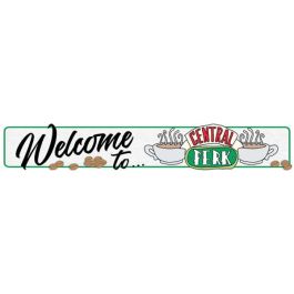 Products: Friends - Welcome to Central Perk Wooden Sign