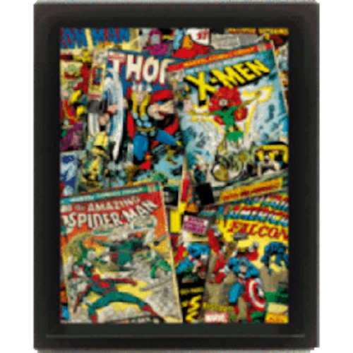 Marvel Comics - Framed 3D Lenticular