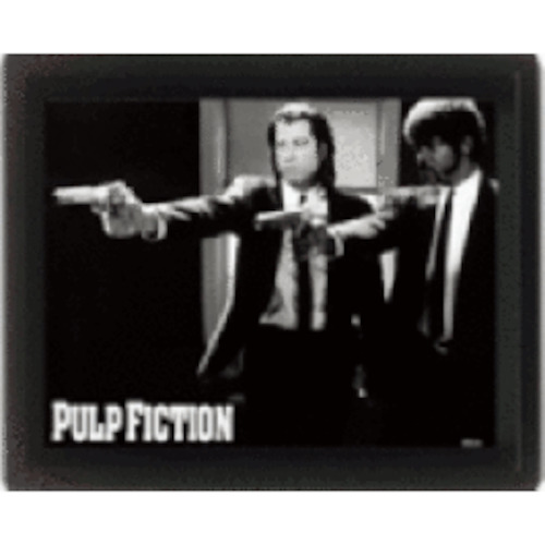 Pulp Fiction Guns - Framed 3D Lenticular