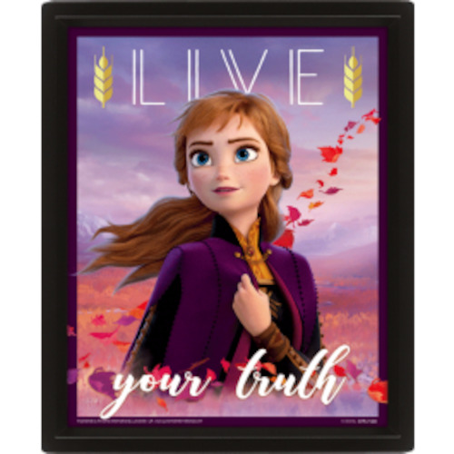 Frozen 2 Sisters - 3D Framed Lenticular