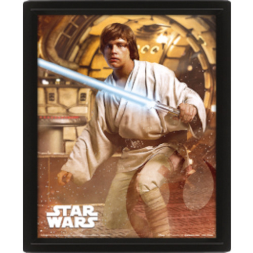 3D Lenticular: Star Wars Vader Vs Skywalker - 3D Framed Lenticular