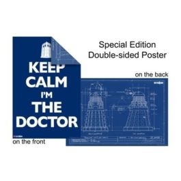 Movies & TV: Dr Who - Dalek Blueprint/Keep Calm Dbl Sided
