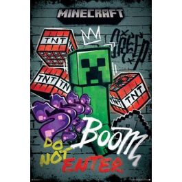 Minecraft - Do Not Enter Graffiti