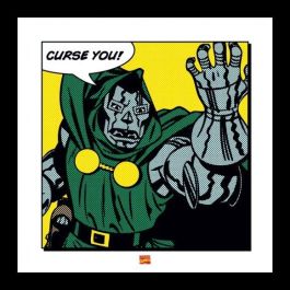 Movies & TV: Dr. Doom - Curse You Framed Print