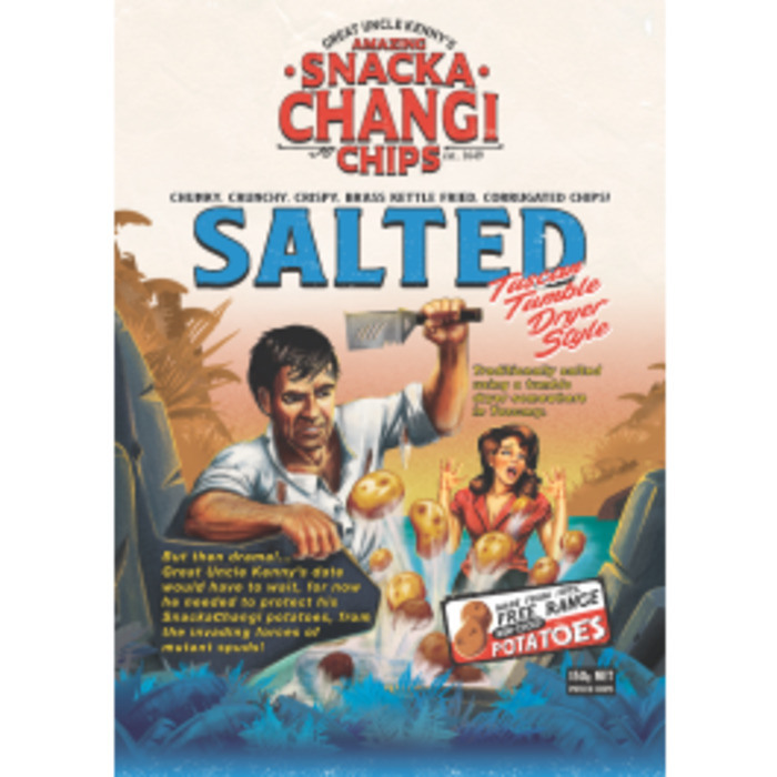 Snacka Changi Chips Salted A1 Poster