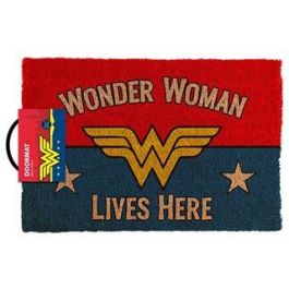 Products: Dc Comics - Wonder Woman Lives Here Door Mat
