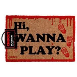 More Views Chucky - Hi Wanna Play? Door Mat