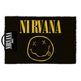 Nirvana - Smiley Door Mat