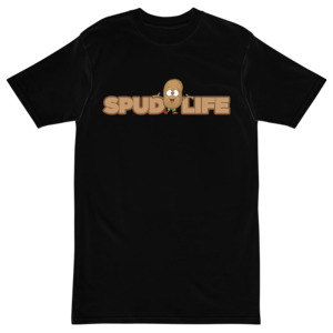Potatopost T Shirts: SPUD-LIFE T-Shirt🥔 ❤️