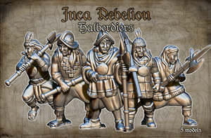 Inca Rebellion Halberdiers