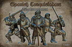 Red Copper Miniatures: Spanish Greatswordsmen