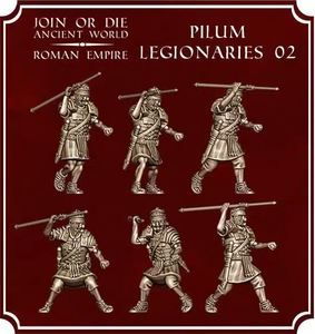Legionaries Fighting - Pilum