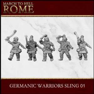Ancient Germans: Germanic Warriors with sling