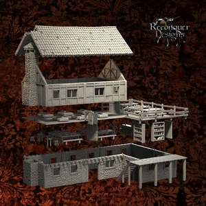 Reconquer Designs Buildings And Dioramas: Furniture for the The Dancing Pony Inn
