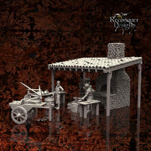 Reconquer Designs Buildings And Dioramas: Blacksmith Shop