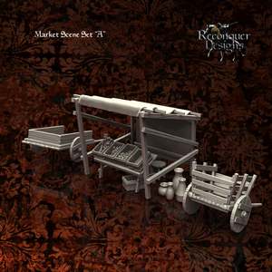 Reconquer Designs Buildings And Dioramas: Market Stall