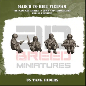 Vietnam Era Us: US tank riders