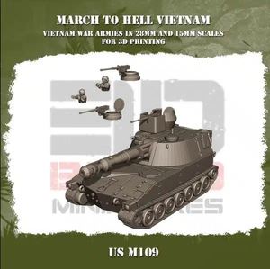 Vietnam Era Us: M109 Artillery