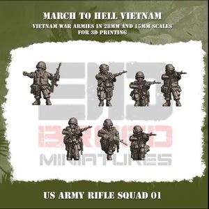 Vietnam Era Us: US Army Rifle Squad 1
