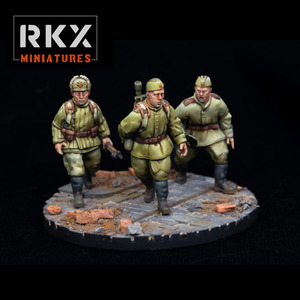 Rtx Miniatures: Soviet Light Mortar team deploying