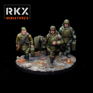 Rtx Miniatures: Soviet SG43 engineers deploying