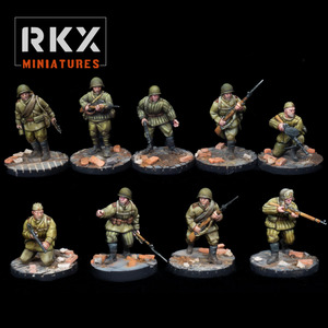 Rtx Miniatures: Soviet light infantry