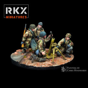 German Infantry: Fallschirmjäger 81mm Mortar Team