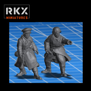German Infantry: German Volksgrenadier Officers