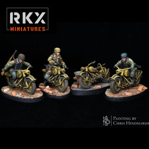 Rkx German Vehicles: Fallschirmjager Motorcyclists
