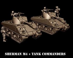 3d Breed Ww2 United States: US Para with M4 Sherman