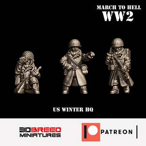 3d Breed Ww2 United States: US GIs HQ, Winter Coats