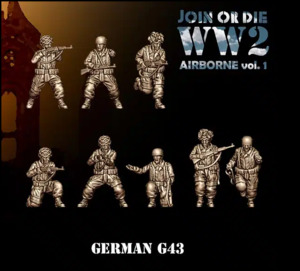 3d Breed Germans: Fallschirmjäger infantry with G43