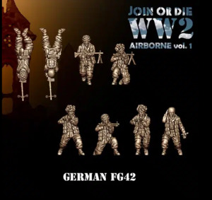 Fallschirmjäger infantry with FG42