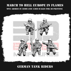 3d Breed Germans: German Tank Riders Two