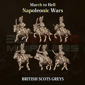 3d Breed Napoleonics: British Scots Greys