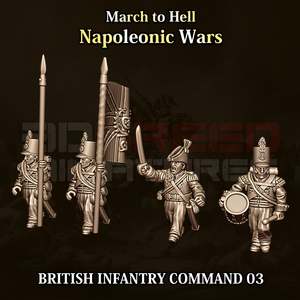 3d Breed Napoleonics: British Infantry Command Two