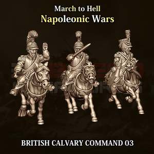 3d Breed Napoleonics: British Cavalry Command Three
