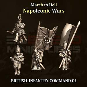 3d Breed Napoleonics: British Infantry Command One