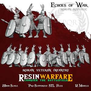 Resin Warfare Romans: Veteran Swordsmen