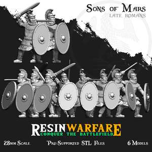 Resin Warfare Romans: Aurelian Palatini Squamata