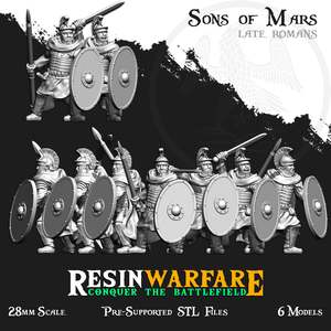 Resin Warfare Romans: Aurelian Palatini Segmentata with Cloaks